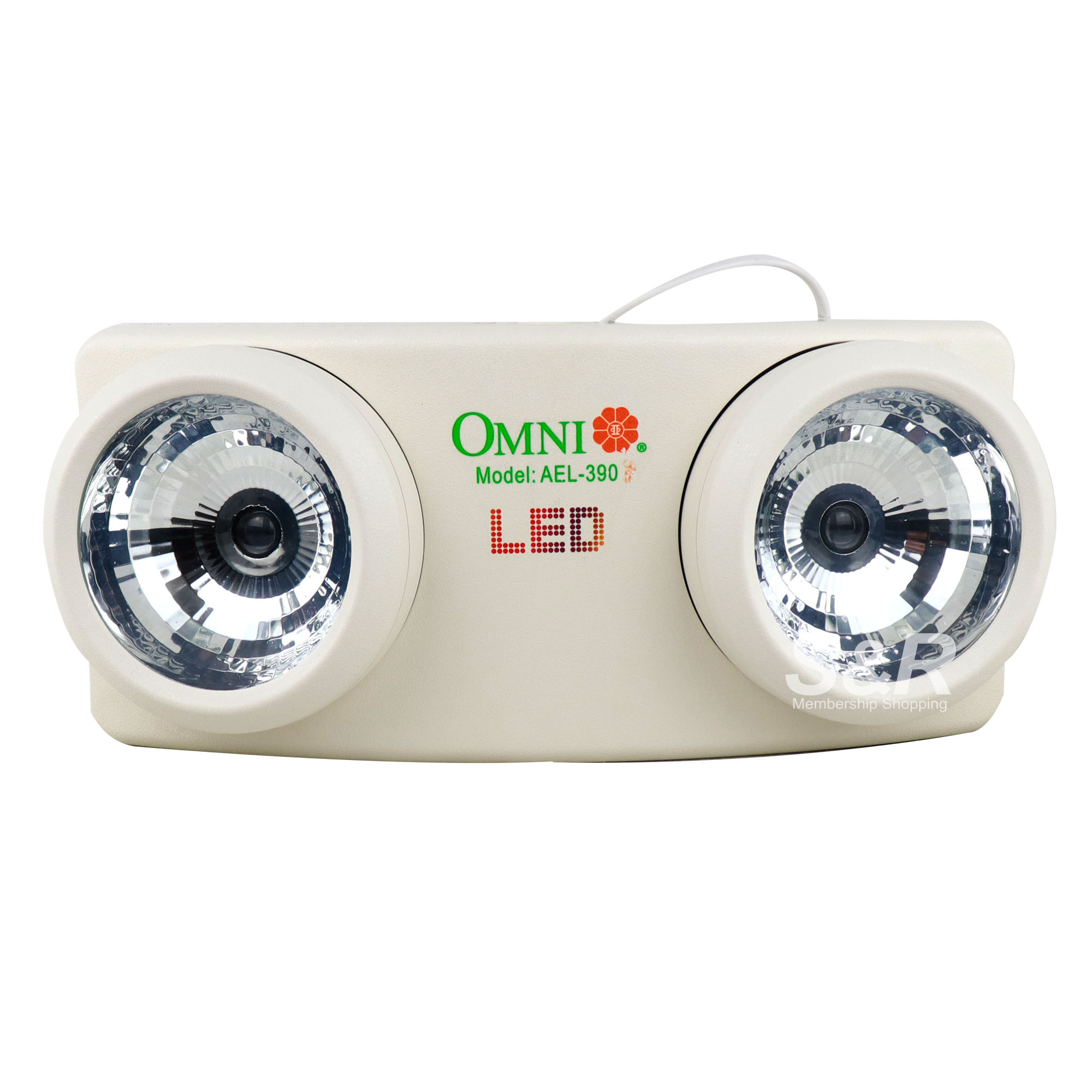 Omni Swivel Head Automatic Emergency Light AEL-390 1pc